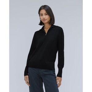 Everlane Luxe Marino half-zip sweater (M)